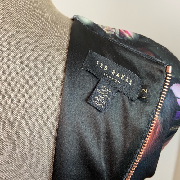 Ted Baker RAISIE shadow floral sheath dress, Ted size 2 ( US size 6 ) - Picture 11 of 16